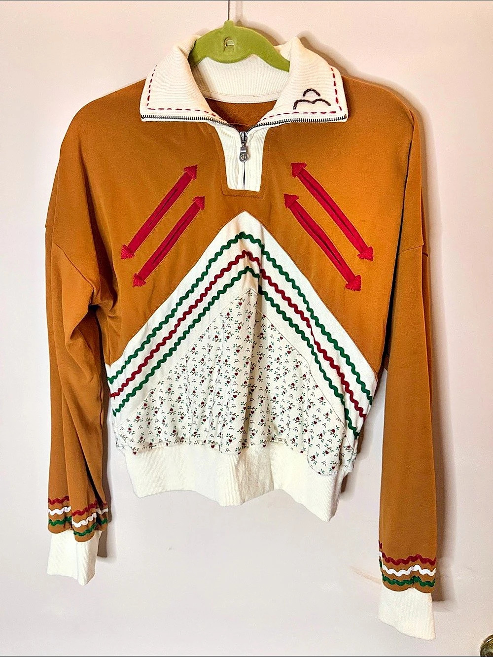 Double D Ranch Embroidered Long Sleeve Sweatshirt Top
